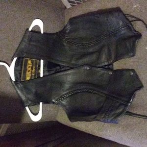 Leather vest